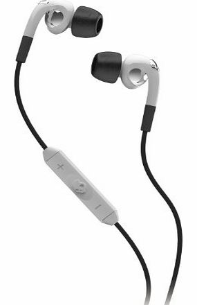 Skullcandy Fix 2.0 In-Ear Headphones with Mic - White/Chrome