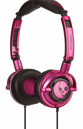 Skullcandy Lowrider 2.0 On-Ear Headphones with Mic - Pink