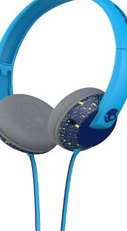 Skullcandy Uprock 2.0 On-Ear Headphones with Mic - Navy/Hot Lime/Hot Blue