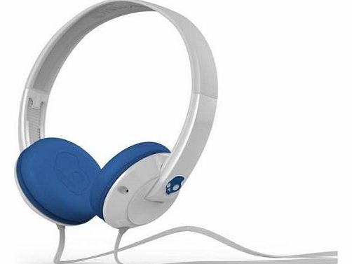 Uprock 2.0 On-Ear Headphones with Mic - White / Blue