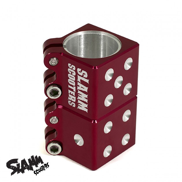 Slamm Dice Scooter Clamp - Red