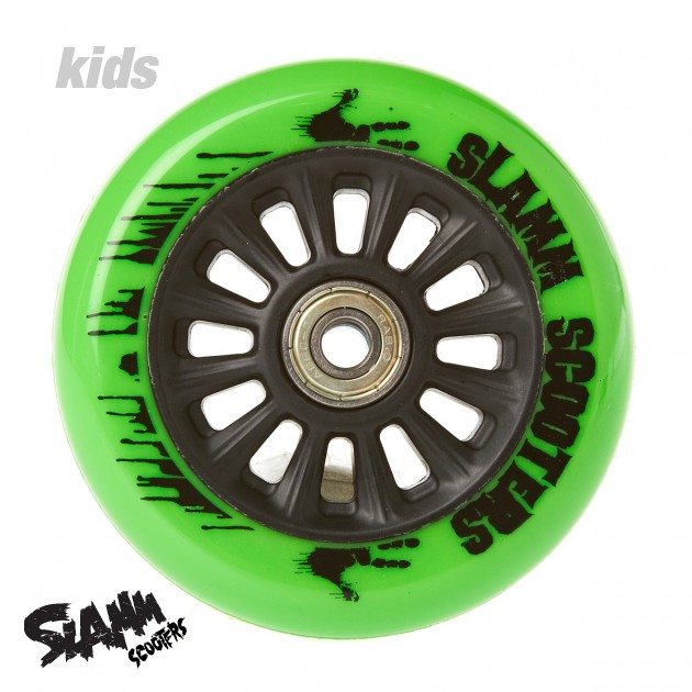 Slamm Outbreak Nylon Core Scooter Wheel - Green