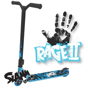 Scooters - Slamm Rage Caution Scooter - Blue