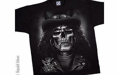 Slash  T-Shirt - Slash Skull (Black), M