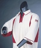 Slaz GUNN and MOORE Teknik Plus 3/4 Sleeve Boys Cricket Shirt (7305), GREEN, Medium Boys
