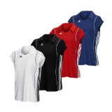 Adidas T8 Womens Clima Polo Shirt (Medium White/Black)