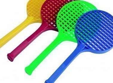 Slazenger Kids Sports Equipment Plastic Mini Tennis Rackets - Set Of 4