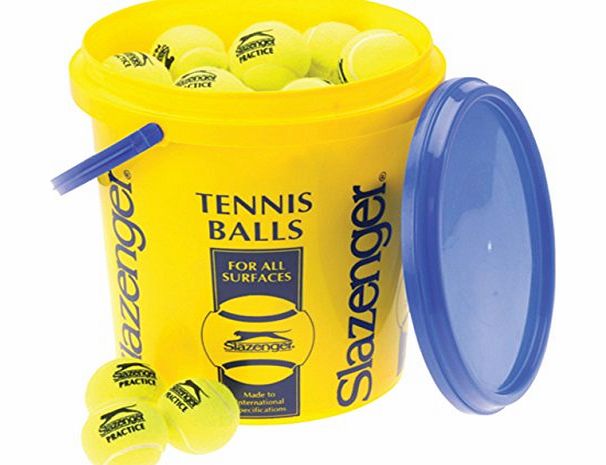 Slazenger Tennis amp; Cricket Coaching Practice Equipments Balls (bucket 5 Dozen)