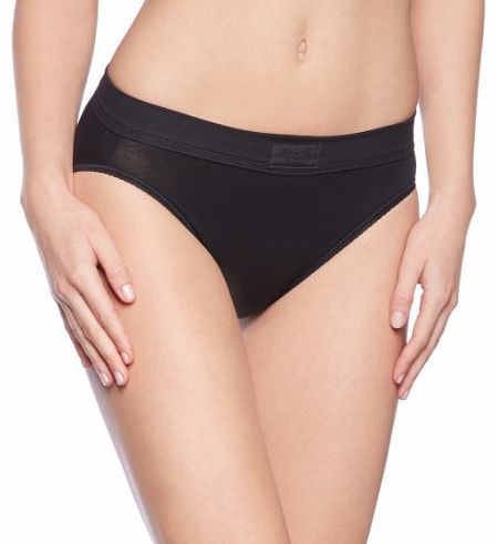 Double Comfort Tai Womens Knickers Black Size 16