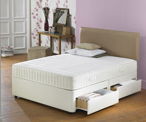 Memory Seal Luxury 3FT Divan Bed