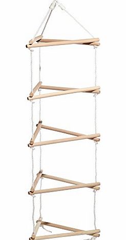 Small Foot Wooden 3 Sided Climbing Frame Rope Ladder