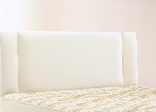 small Single Glendale Headboard - White