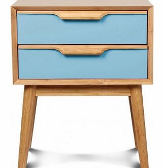 Lagan bedside table Blue `One size