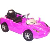 Ferrari Enzo style Ride on electric battery kids toy car with parental remote - Pink