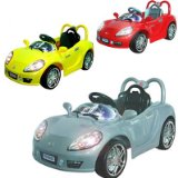 Smart Play Zone Ride on Aston Martin Electric Toy Car with Remote - Silver