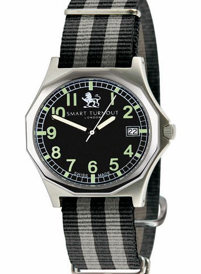 Smart Turnout Mens Smart Turnout Military Nato Strap Watch -