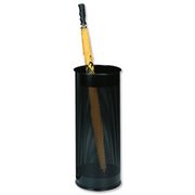 Umbrella Stand Tubular Metal Perforated 28.5 Litres Black Ref A2900-0269
