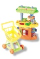 SMOBY 2-IN-1 KITCHEN/SHOP AND TROLLEY