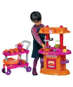 Smoby Kitchen Shop and Tea Trolley