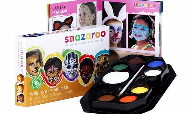 Snazaroo Wild Face Paint Palette Kit