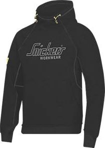 Snickers, 1228[^]25926 Logo Hoodie Black Large 43`` Chest 25926
