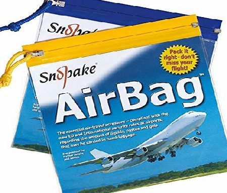 Snopake 15158 Flight Air Bag Zip Pull, 200 x 200 mm - Pack of 5