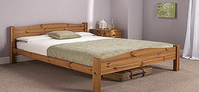 Snuggle Beds Elwood Antique 3FT Single Bed Frame Honey Antique Pine