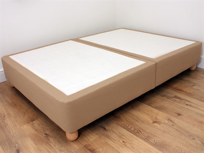 Executive Divan Base On Legs (Biscuit) Small