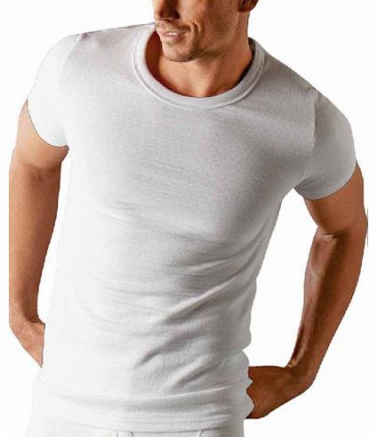 Socks Uwear Mens Thermal Short Sleeve T Shirt Vest Underwear 2Xl White