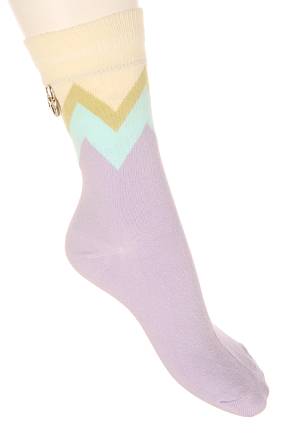 Sockshop Ladies 1 Pair Cotton Rich Socks With Padlock Detail