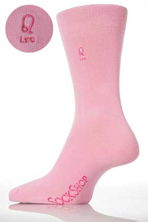 SockShop Ladies 1 Pair SockShop Individual Signs Of The Zodiac Pink Embroidered Socks .. 25 From Sale Procee