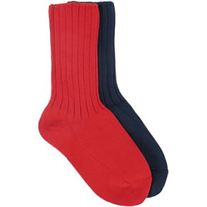 Sockshop Mens 2 Pair Chunky Rib Socks 12-14 Mens - Blue