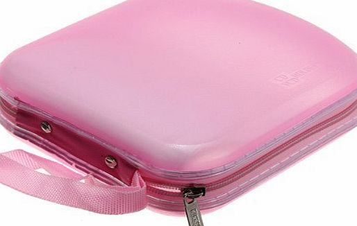 SODIAL(R) 40 Disc CD DVD VCD DJ Storage Media Holder Sleeve Case Hard Box Wallet Carry Bag
