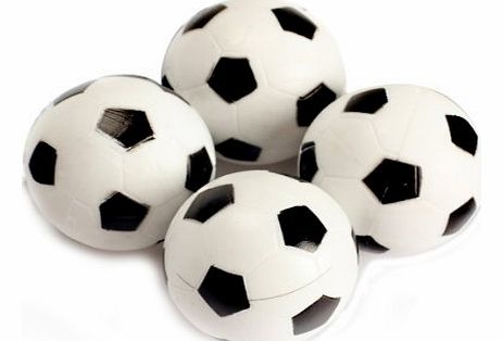 SODIAL(R) 4pcs 32mm Plastic Soccer Table Foosball Ball Football Fussball