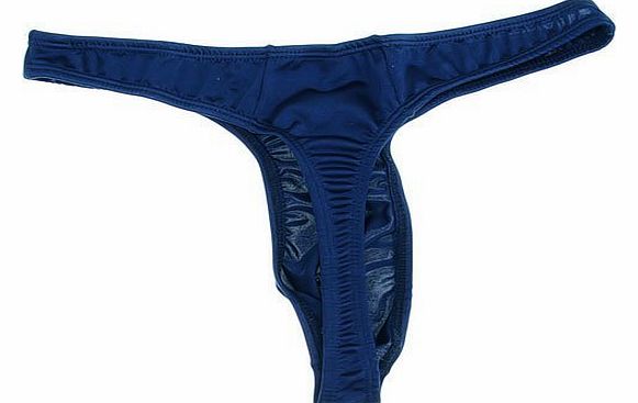 Mens Sexy G-string Stretch Pouch Thong Underwear Brief - Dark Blue