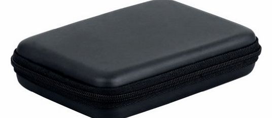 SODIAL(R) Portable Hard Disk Drive Shockproof Zipper Cover Bag Case 2.5`` HDD Bag Hardcase Black
