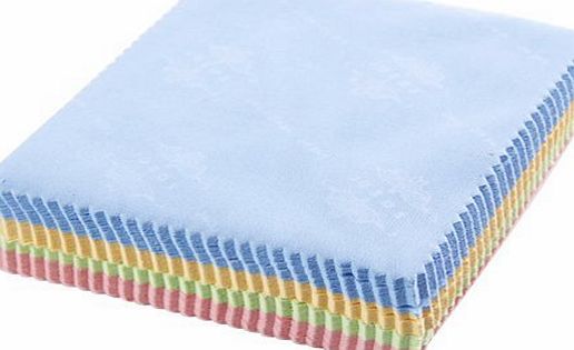 SODIAL(TM) 10X Microfibre Cleaning Cloth for Spectacles / Sunglasses, Camera lenses / CDs, DVDs, PDAs, Computer Screens / iPhones, iPads Screens --- 14CM x 14CM
