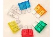 SODIAL TM) 30 Pcs Standard Auto Blade Fuse for Car 5 10 15 20 25 30 AMP Mixed