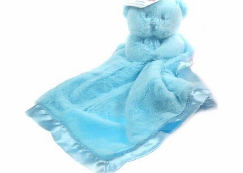 Soft Touch - Cute Bear Security Blanket (Blue)