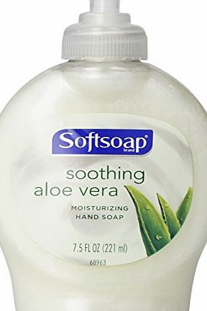 Softsoap Moisturizing Hand Soap w/Aloe, Liquid, 7.5 oz Pump, 12/Carton, Sold as One Each