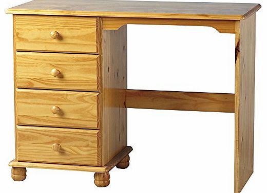 Dressing Table Solid Pine 4 Drawers Sol Bedroom Furniture