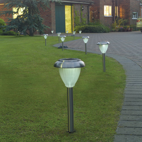Solar Party Stainless Steel Lights x10