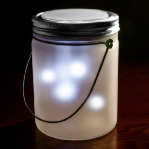 Powered Lights Fairy Jar - White