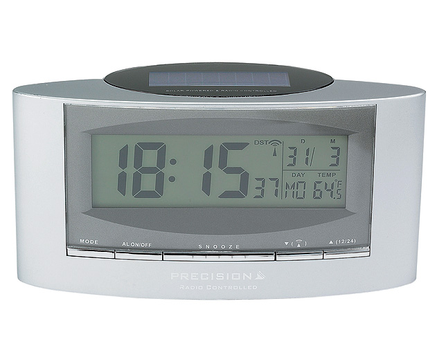 Powered Radio Controlled Alarm Clock