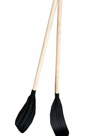 Soles Up Front (3ft) Soles Up Front Kayak Paddles / Boat Oars. A Pair of Wooden Paddles with Wood Shaft and Plastic Blades for your Rowing Boat ; Sea Kayak ; Canoe ; Dinghy