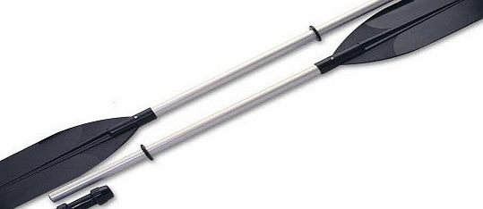 Soles Up Front Kayak Paddles / Boat Oars. A Pair of Aluminium Paddles with Split 2 piece shaft for your Rowing Boat ; Sea Kayak ; Canoe ; Dinghy