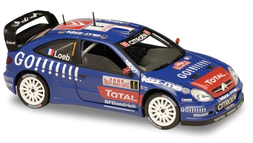 Diecast Model Citroen Xsara WRC (Monte Carlo Rally 2006) in Blue