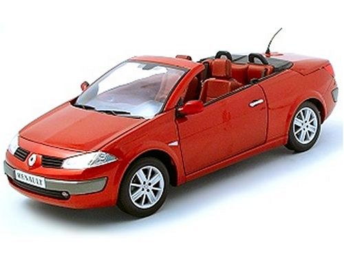 Renault Megane CC 2003 (open) in Metallic Red (1:18 scale)