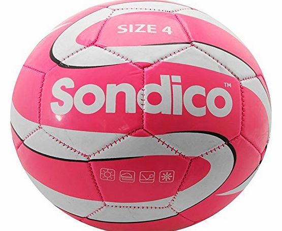 Sondico Unisex Web Football 00 Pink/White Size 5