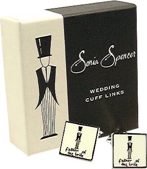 sonia spencer Father Of The Bride Cufflinks